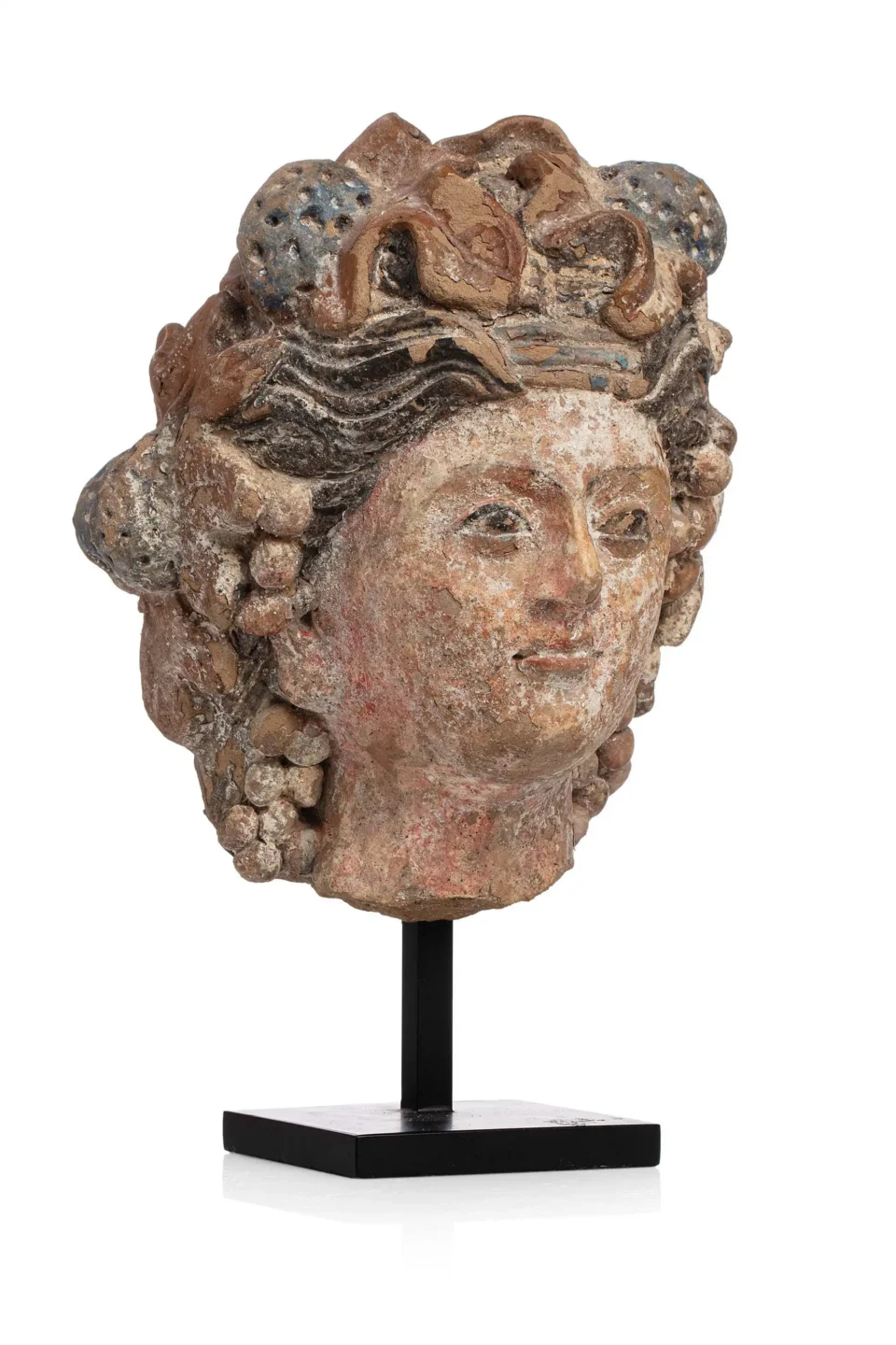 Tête de Bacchus - PAKISTAN, ancienne région du Gandhara - IIe-IVe siècle