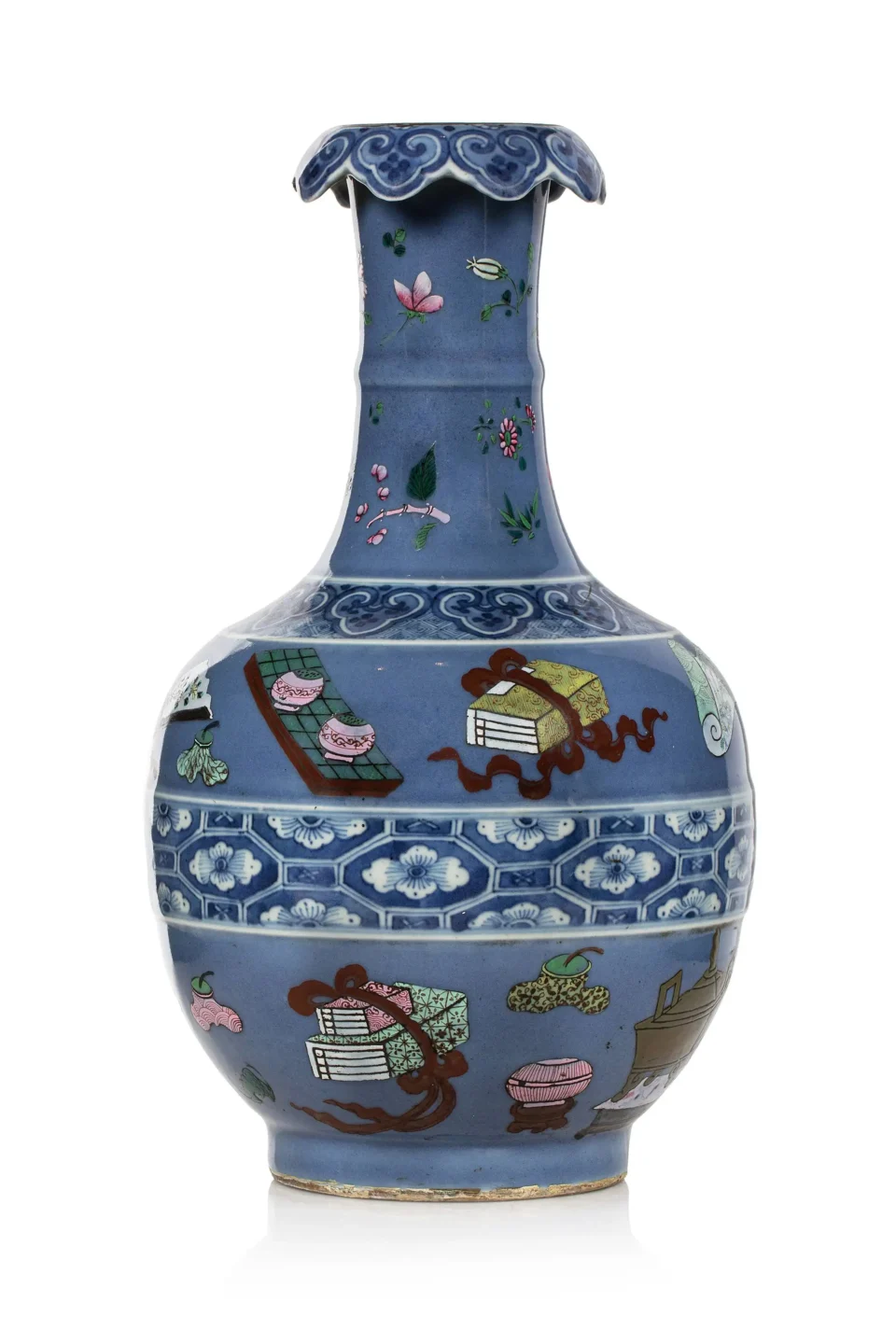 Elégant vase en porcelaine - CHINE - XIXe siècle