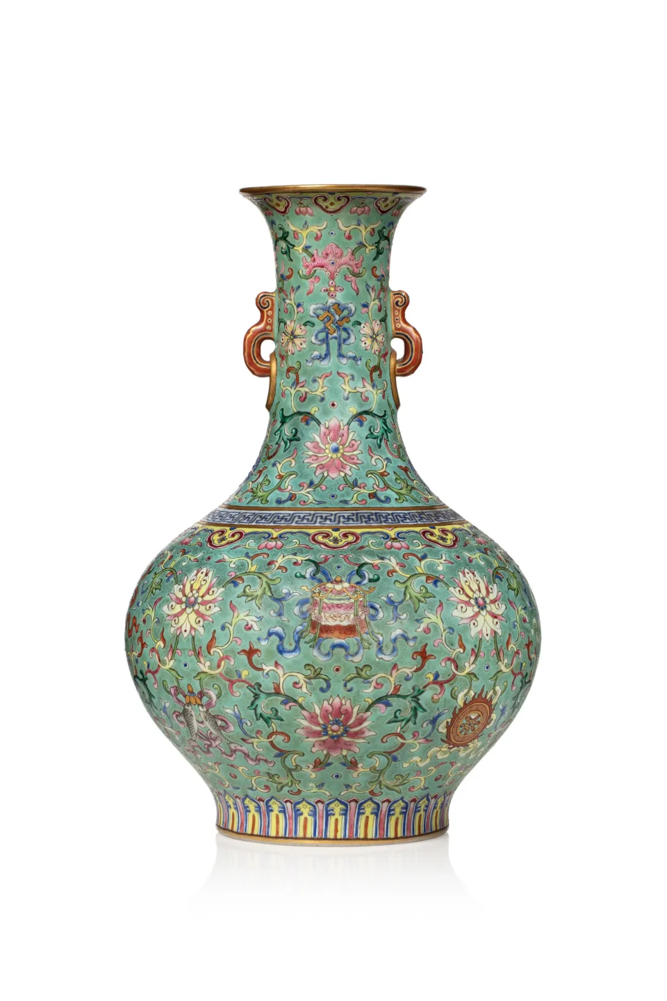 Important vase impérial en porcelaine - CHINE - XIXe siècle