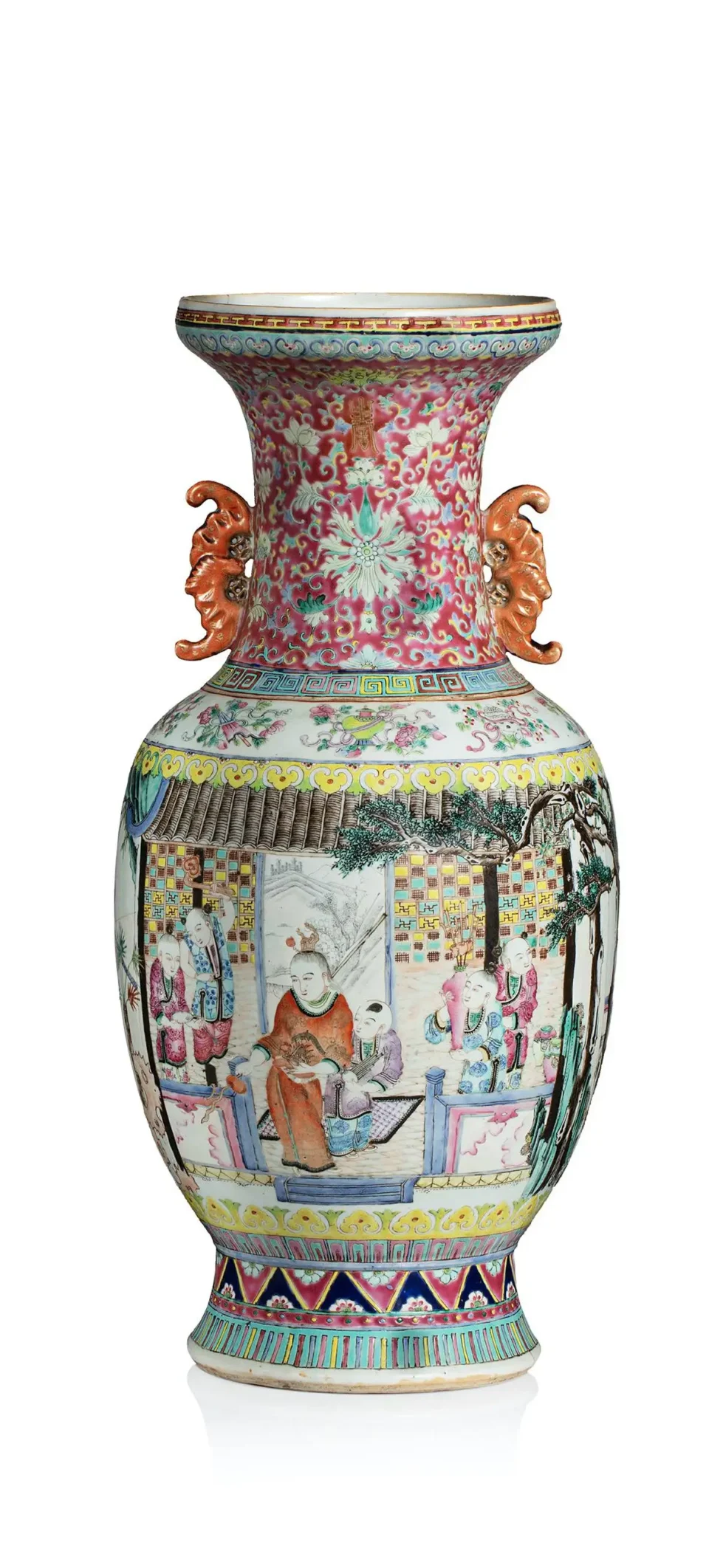 Vase en porcelaine - CHINE - XIXe siècle