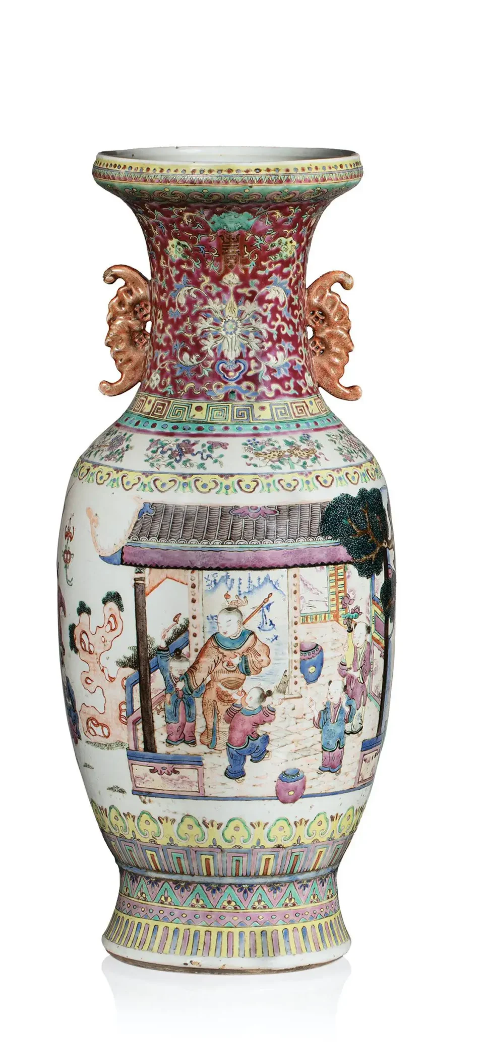 Vase en porcelaine - CHINE - XIXe siècle