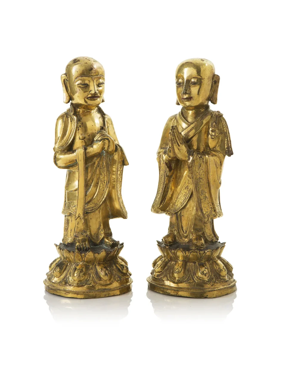 Paire de statuettes - CHINE - XVII-XVIIIe siècle