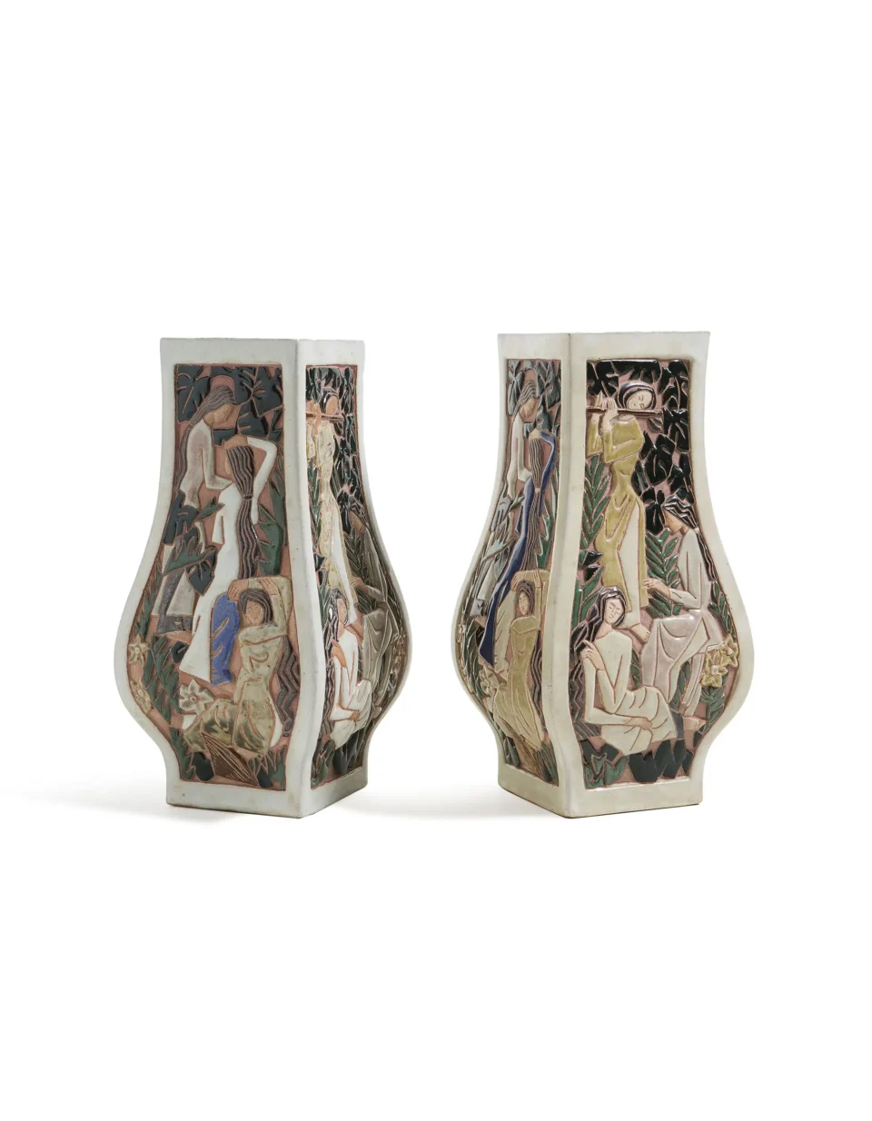 Pair of vases - VIETNAM - 20th century