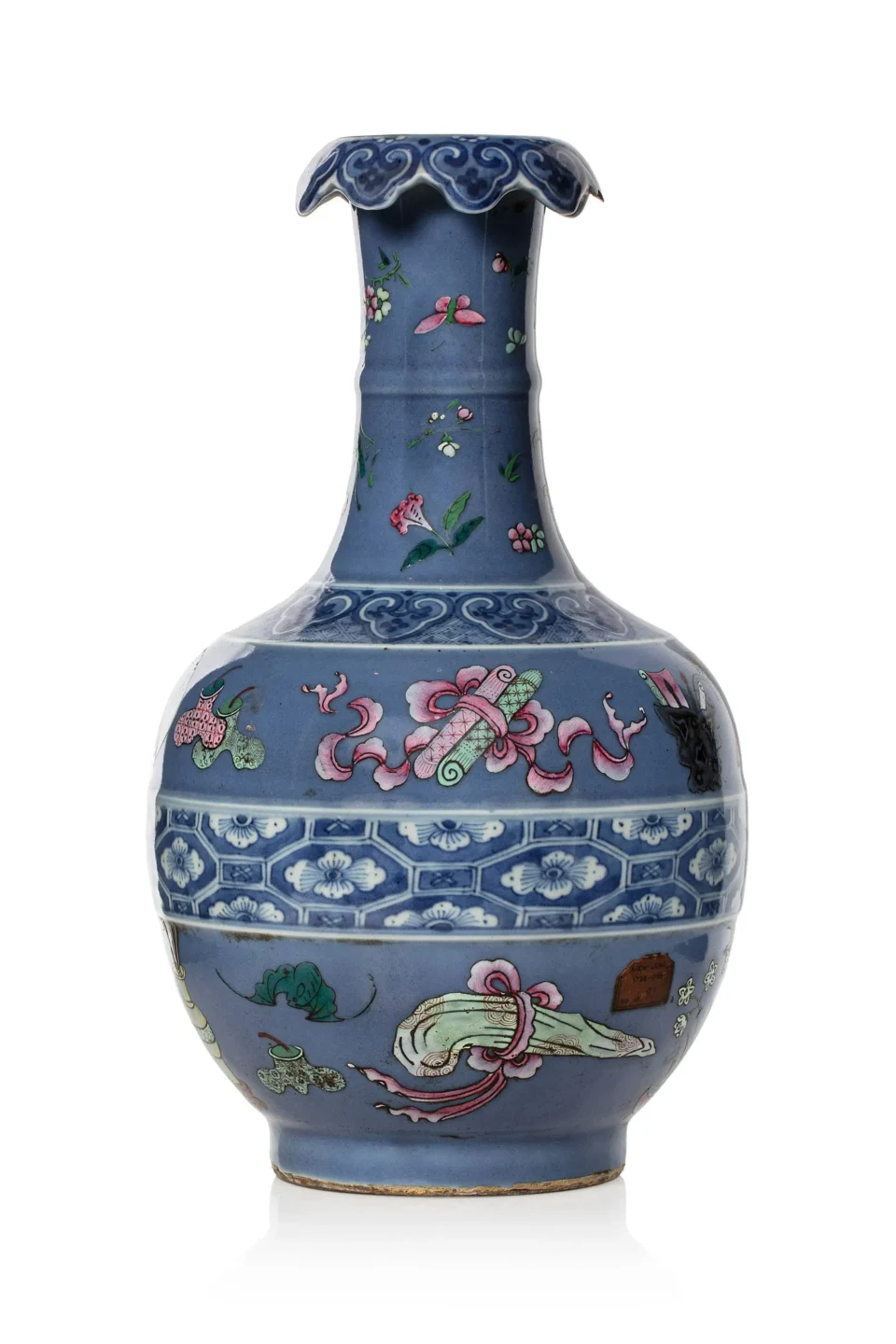 Elégant vase en porcelaine - CHINE - XIXe siècle