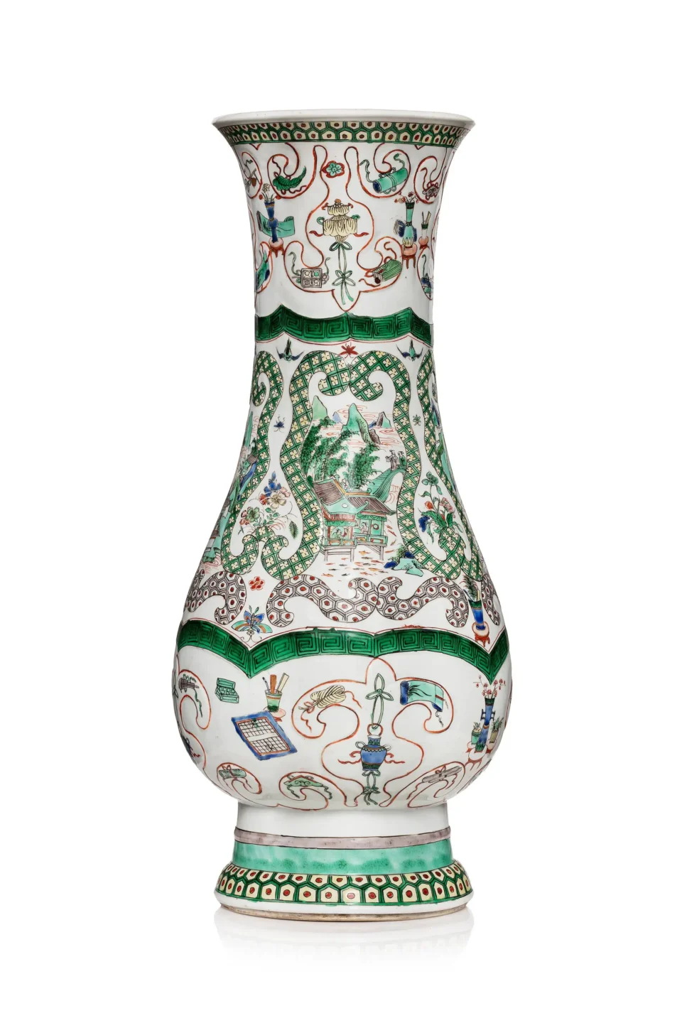 Porcelain baluster vase - CHINA - 18th century