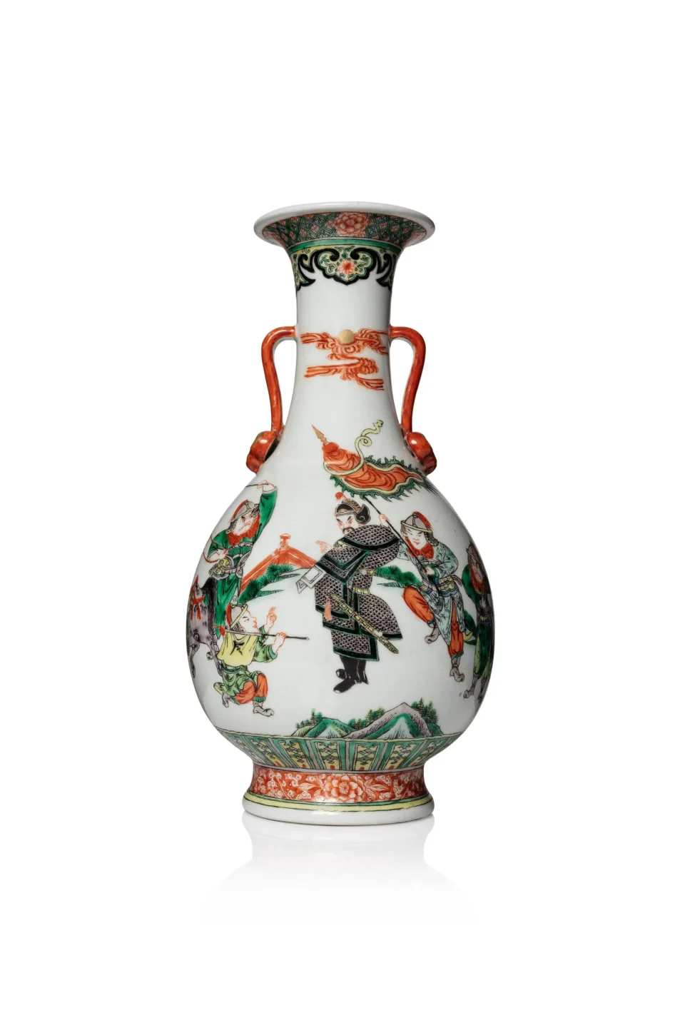 Vase en porcelaine de forme balustre - CHINE - XIXe siècle