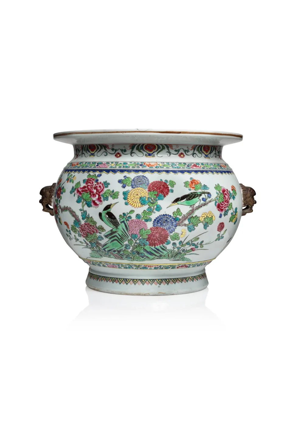 Vasque en porcelaine - CHINE - XIXe siècle