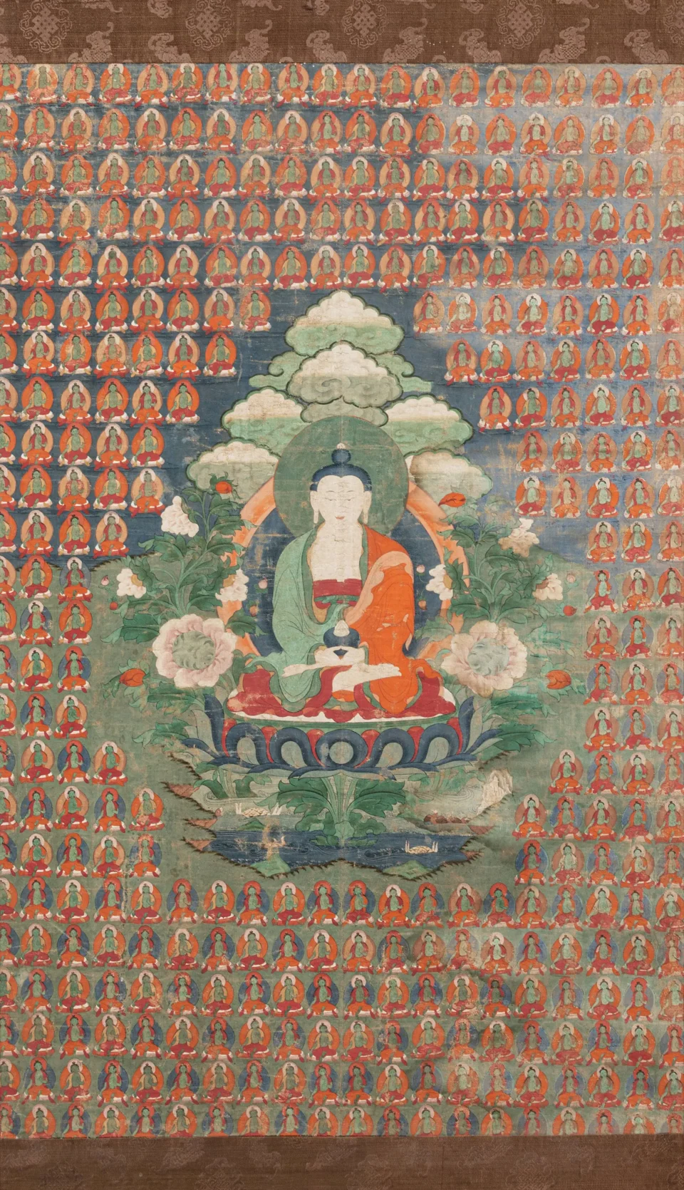 Tangka in tempera on cotton - TIBET - 18th century