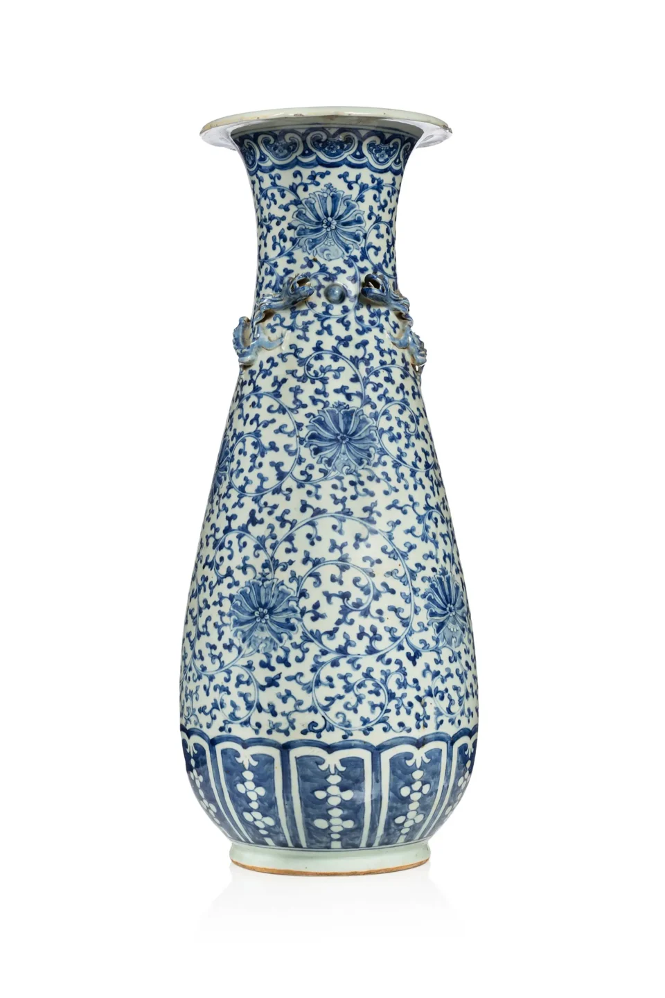 Grand vase en porcelaine - CHINE - XIXe siècle