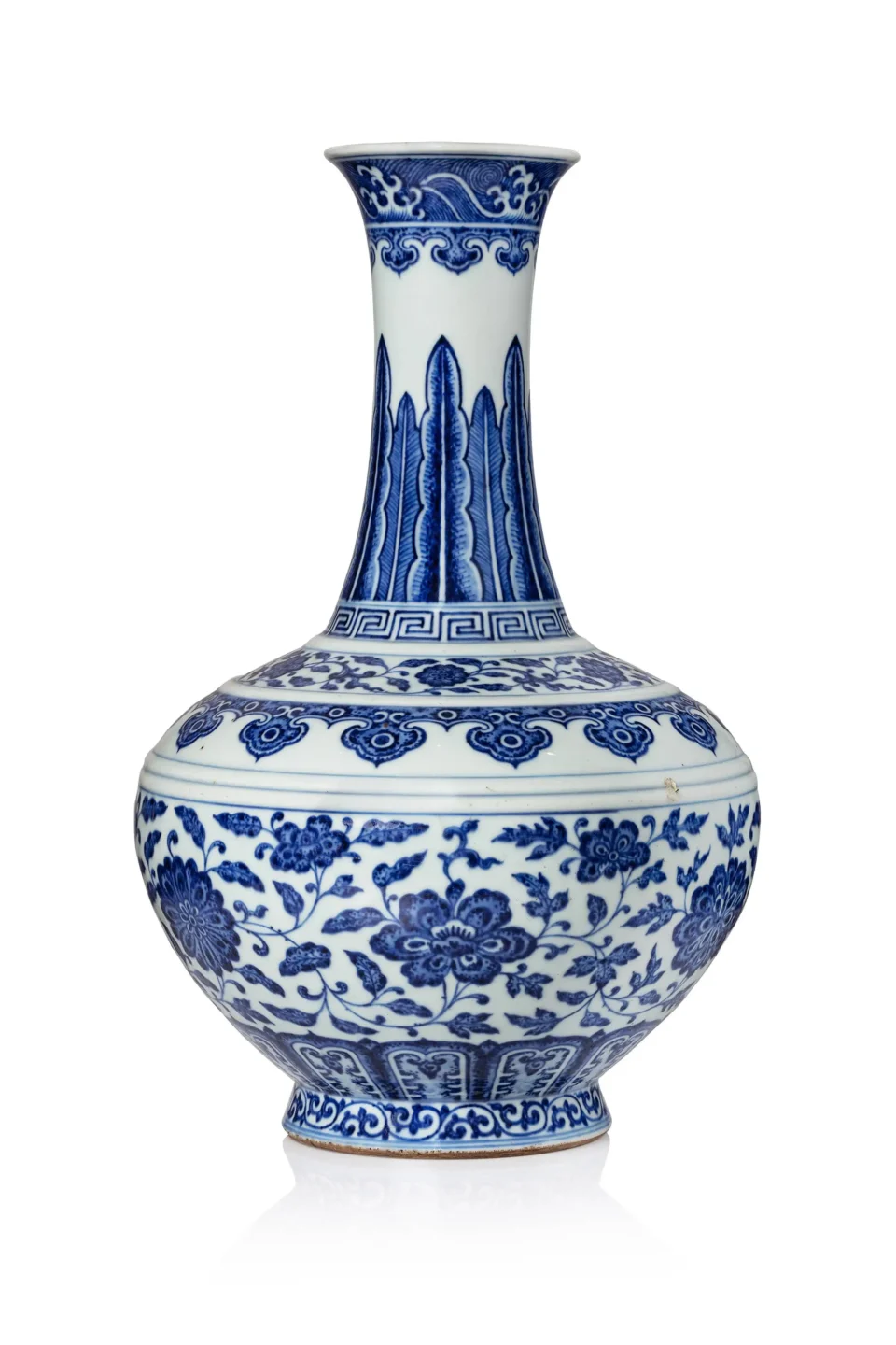 Porcelain baluster vase - CHINA - 18th century