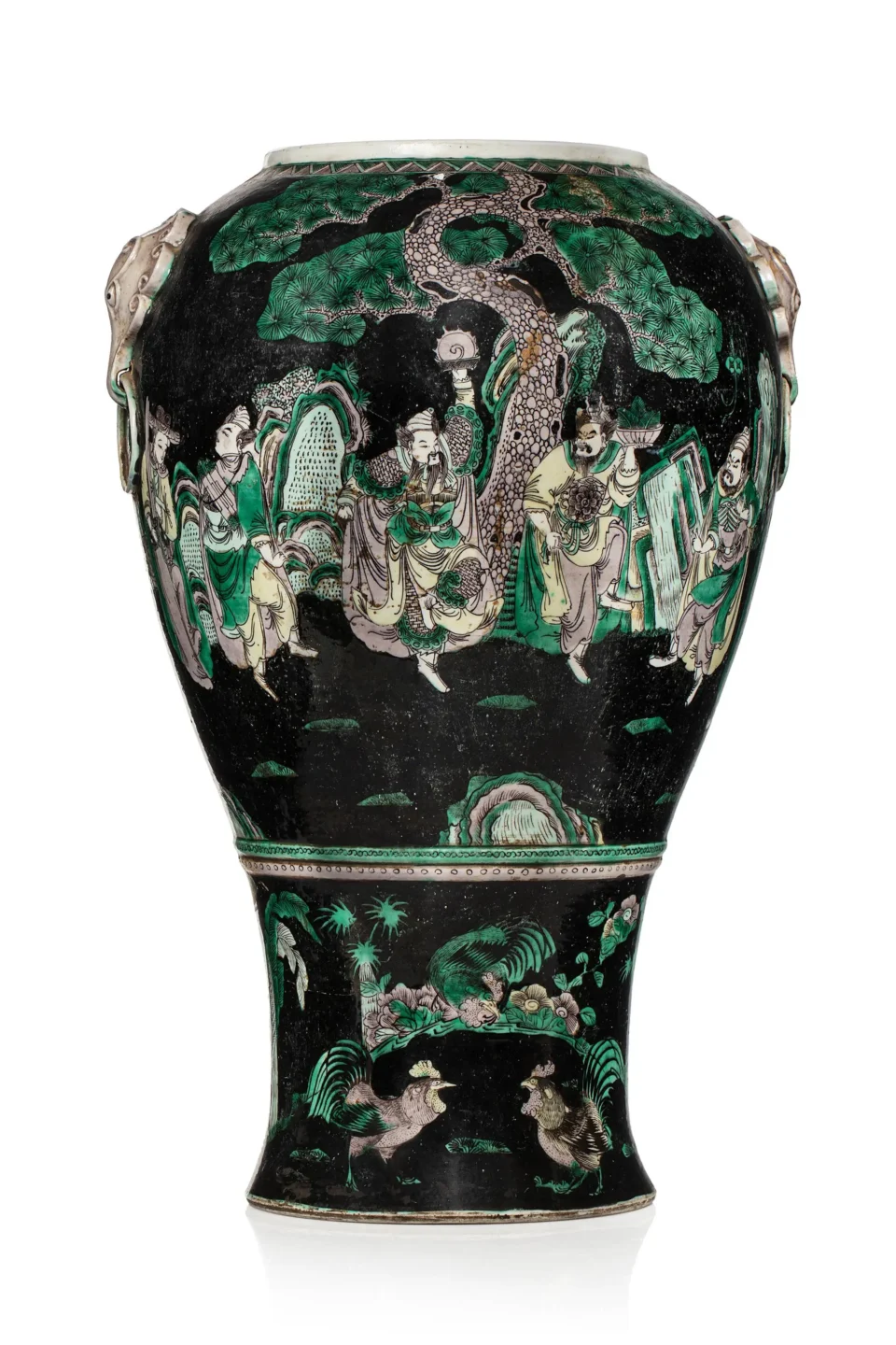 Porcelain baluster vase - CHINA - 19th century