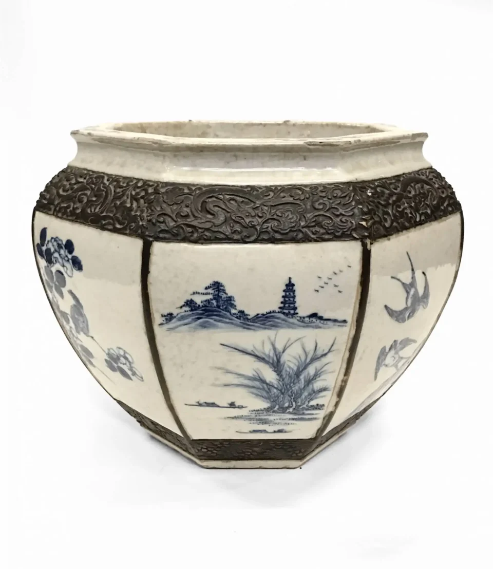 Vasque en porcelaine de Nankin - CHINE - XIXe siècle