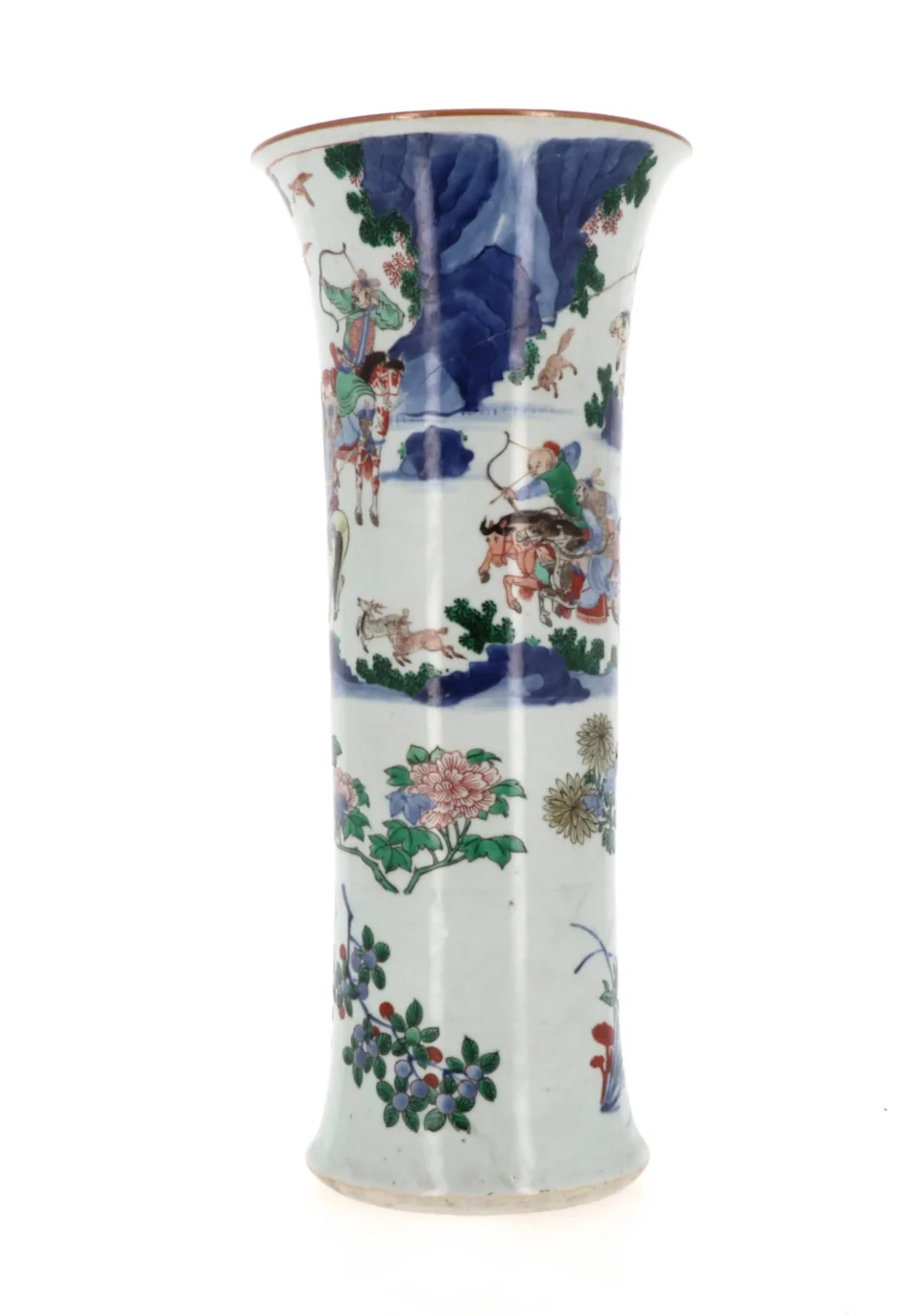 Vase Gu en porcelaine - CHINE - XVIIIe siècle