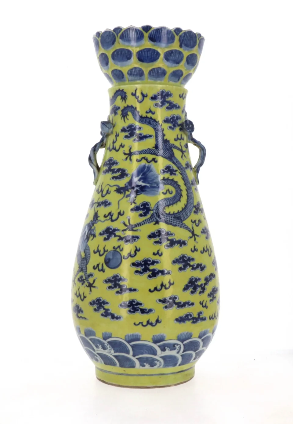 Important vase en porcelaine - CHINE - XIXe siècle