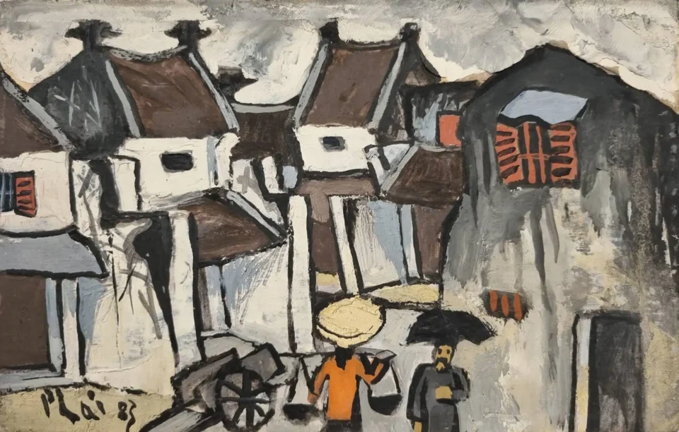 Village view, 1983 - VIETNAM - 20th century